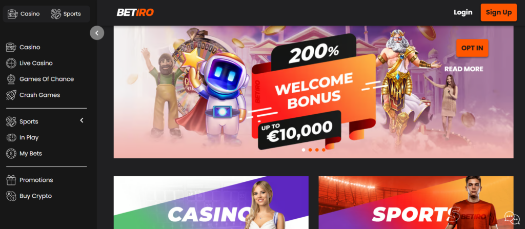 Betiro crypto casino