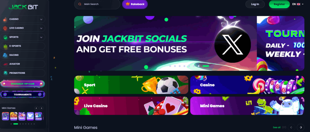 Jackbit sitio de apuestas de deportes electrónicos